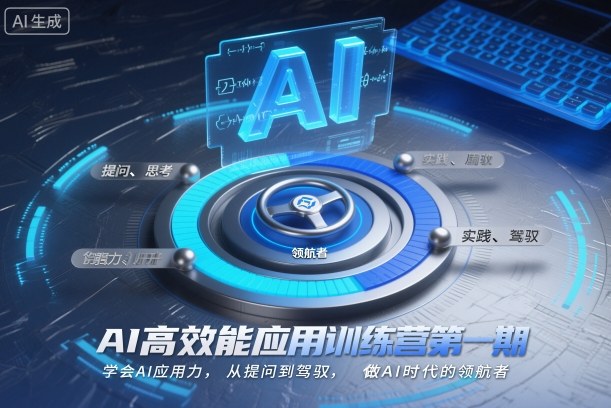 AI高效能应用训练营第一期,学会AI应用力,从提问到驾驭,做AI时代的领航者插图 AI高效能应用训练营第一期,学会AI应用力,从提问到驾驭,做AI时代的领航者(更新)