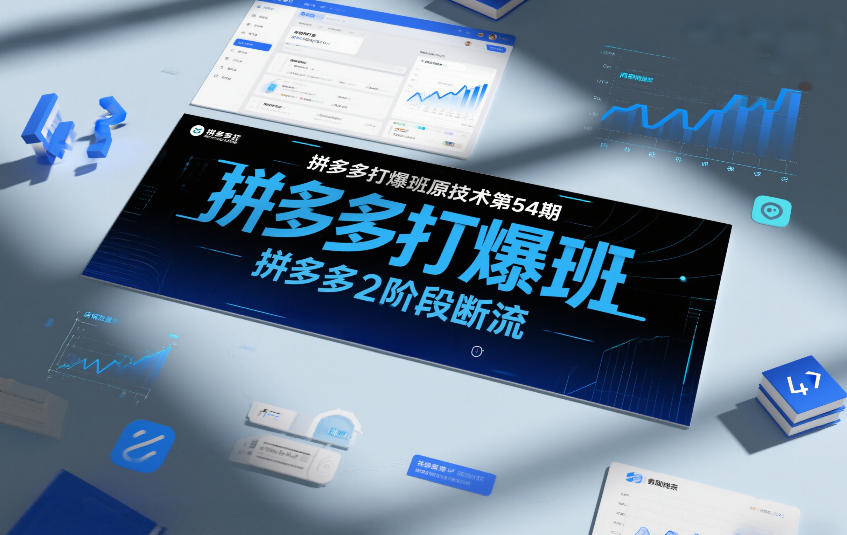 拼多多打爆班原创技术第54期,拼多多2阶段断流插图 拼多多打爆班原创技术第54期,拼多多2阶段断流