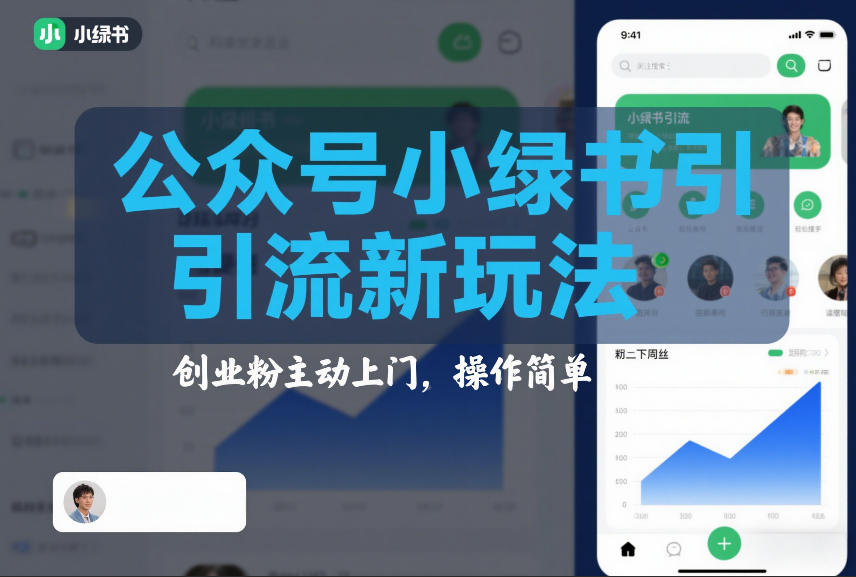 公众号小绿书引流新玩法,创业粉主动上门,操作简单插图 公众号小绿书引流新玩法,创业粉主动上门,操作简单