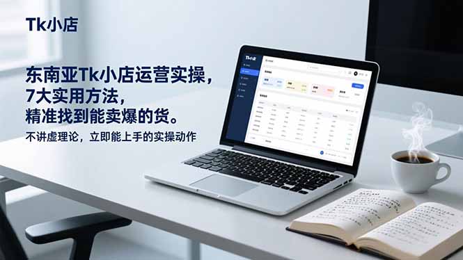 东南亚Tk小店运营实操，7大实用方法，精准找到能卖爆的货。不讲虚理论，立即能上手的实操动作