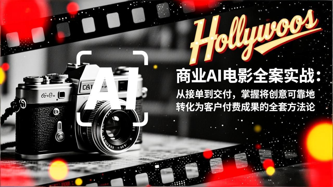 商业AI电影全案实战:从接单到交付,掌握将创意可靠地转化为客户付费成果的全套方法论插图 商业AI电影全案实战:从接单到交付,掌握将创意可靠地转化为客户付费成果的全套方法论插图