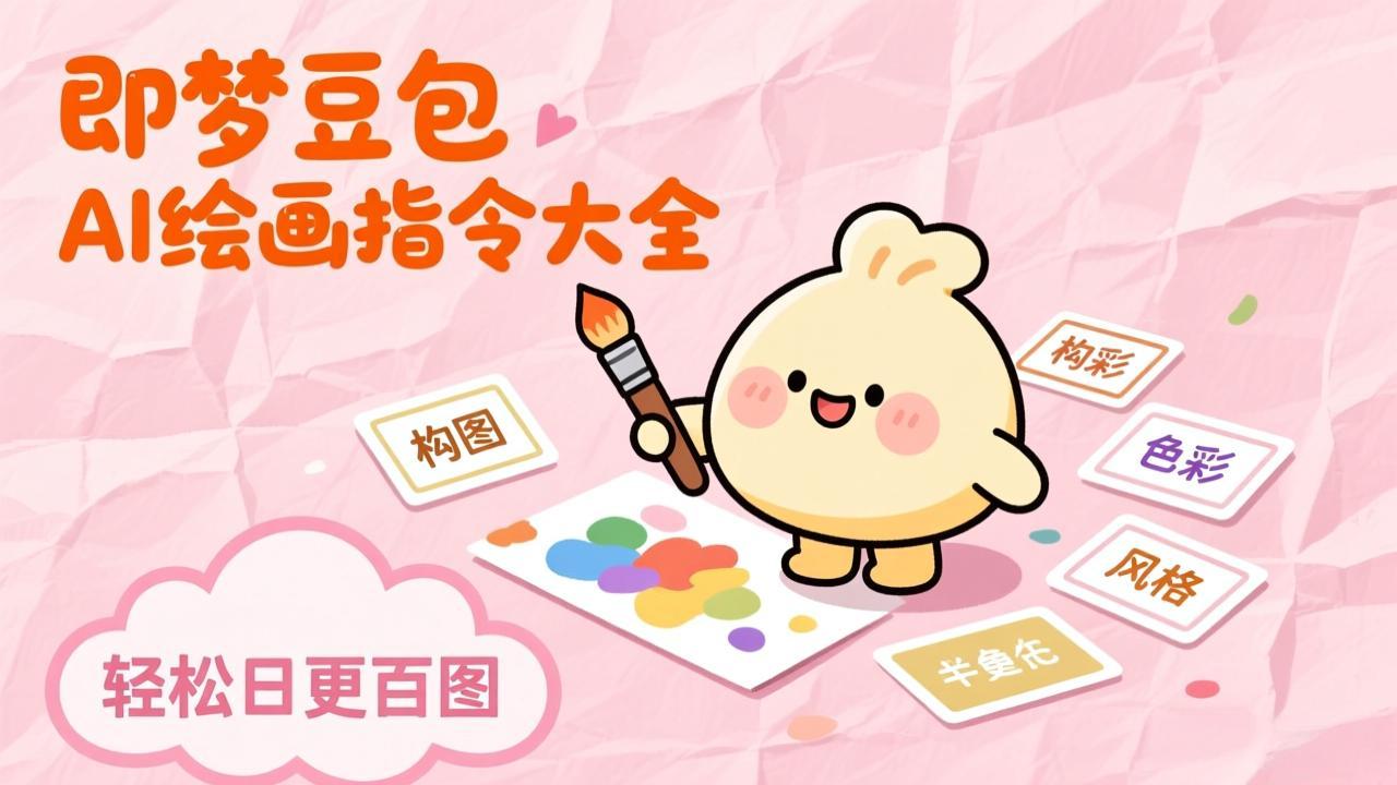 即梦豆包AI绘画指令大全:海量关键词库一键复制,出图效率提升10倍,轻松日更百图插图 即梦豆包AI绘画指令大全:海量关键词库一键复制,出图效率提升10倍,轻松日更百图插图