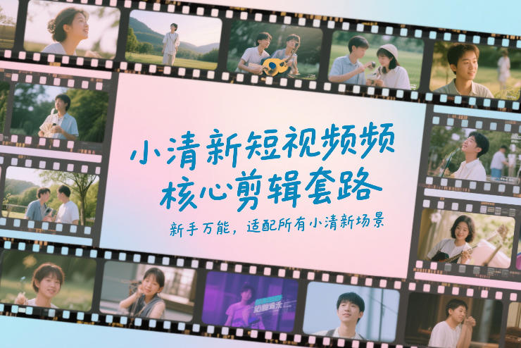 小清新短视频核心剪辑套路,新手万能,适配所有小清新场景插图 小清新短视频核心剪辑套路,新手万能,适配所有小清新场景