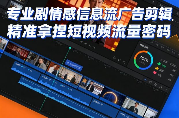 专业剧情感信息流广告剪辑,精准拿捏短视频流量密码插图 专业剧情感信息流广告剪辑,精准拿捏短视频流量密码