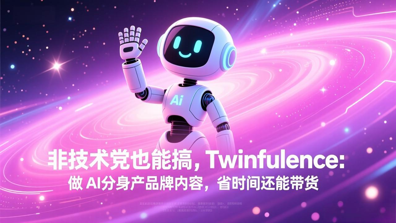 非技术党也能搞!Twinfluence:做 AI 分身产品牌内容,省时间还能带货插图 非技术党也能搞!Twinfluence:做 AI 分身产品牌内容,省时间还能带货插图