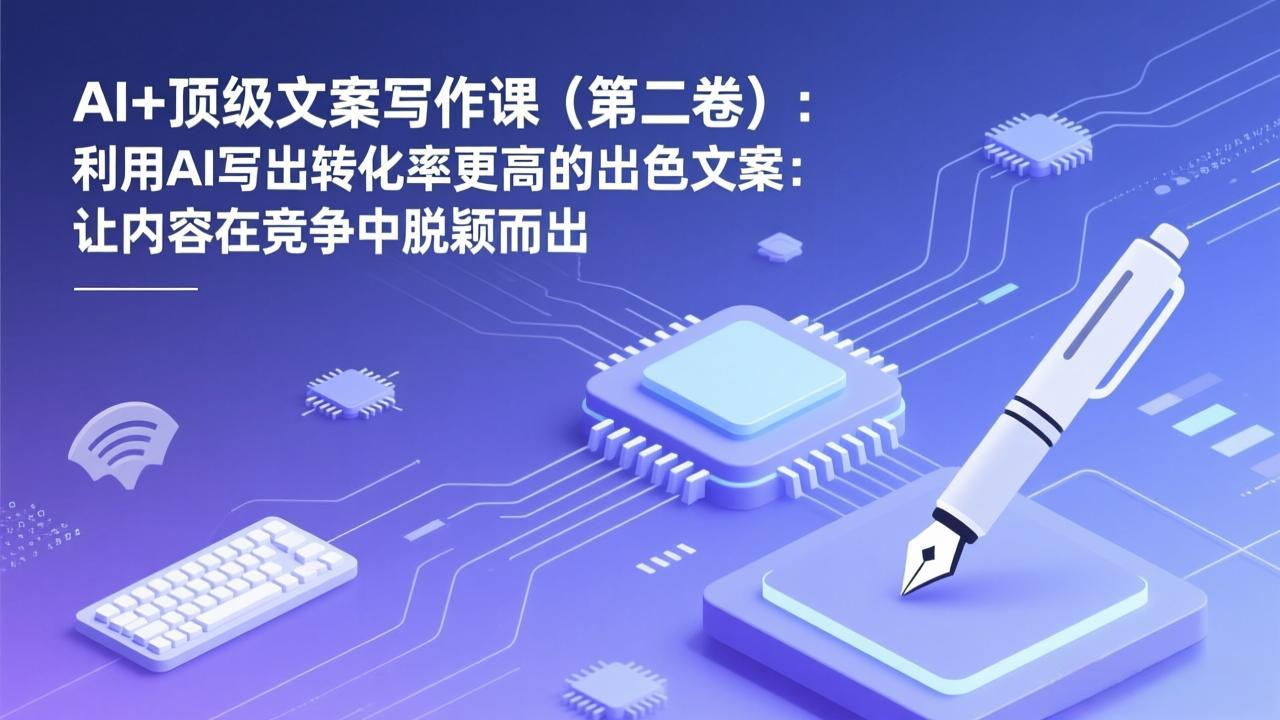 AI+顶级文案写作课(第二卷):利用AI写出转化率更高的出色文案:让内容在竞争中脱颖而出插图 AI+顶级文案写作课(第二卷):利用AI写出转化率更高的出色文案:让内容在竞争中脱颖而出插图