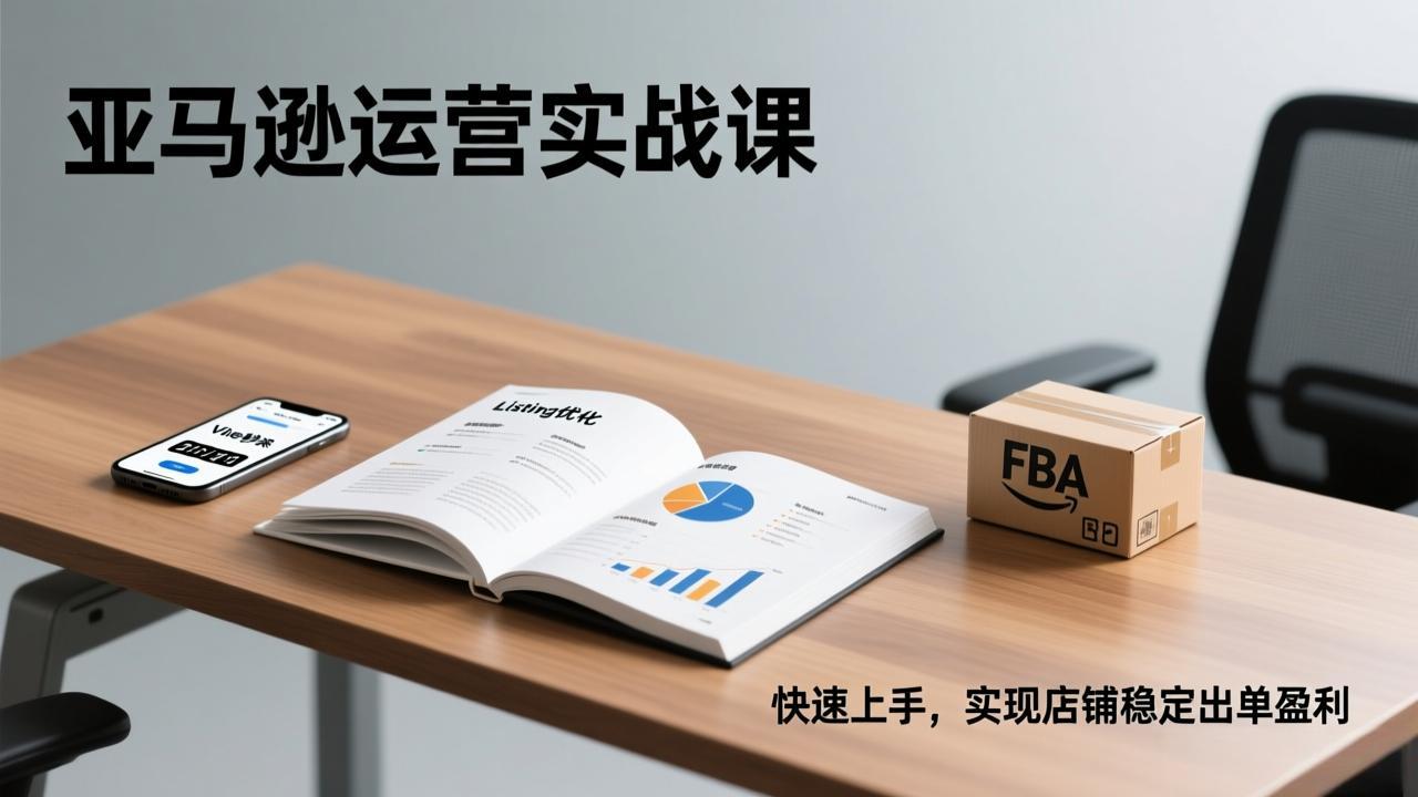 亚马逊运营实战课,Listing优化、Vine秒杀、FBA发货,快速上手,实现店铺稳定出单盈利插图 亚马逊运营实战课,Listing优化、Vine秒杀、FBA发货,快速上手,实现店铺稳定出单盈利插图