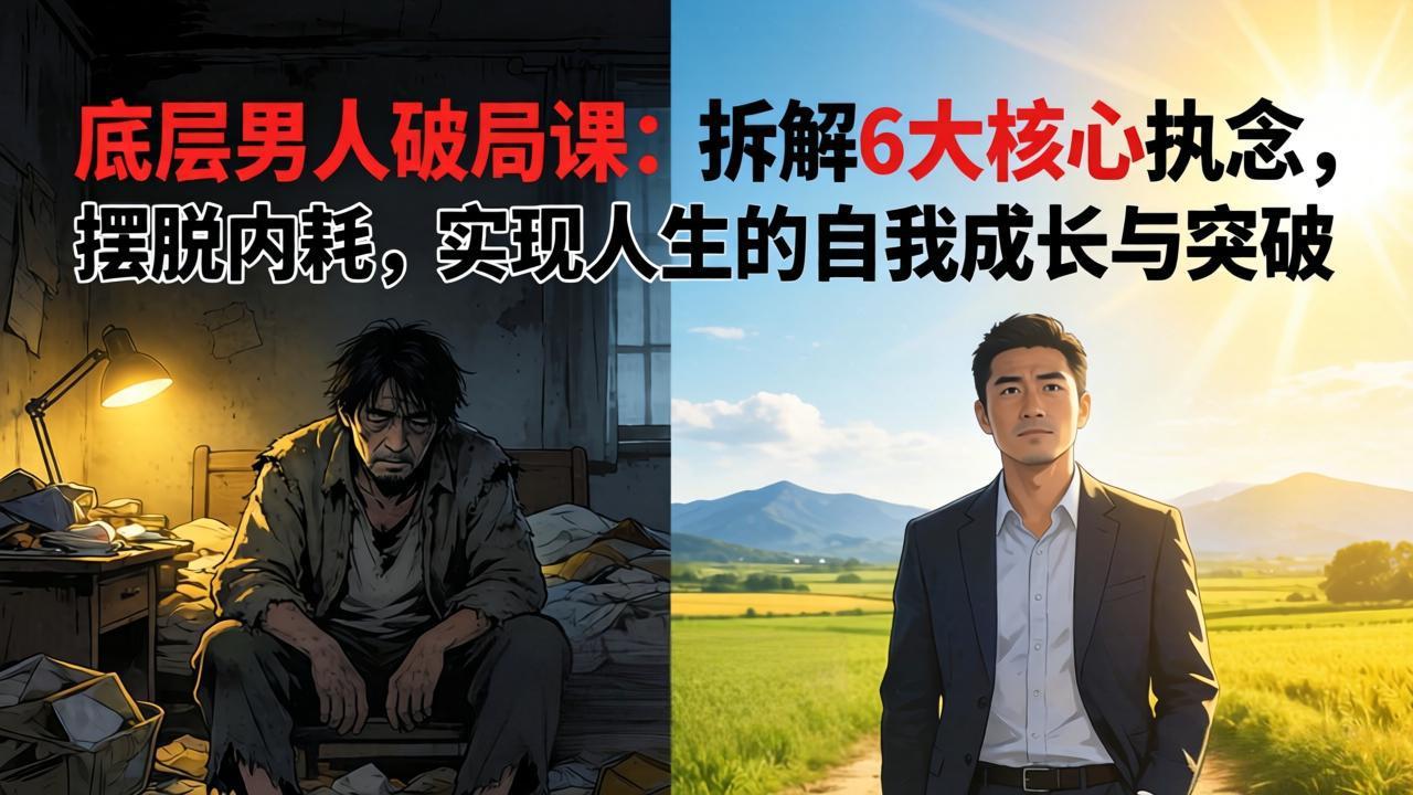 付费文章:底层男人破局课:拆解 6 大核心执念,摆脱内耗,实现人生的自我成长与突破插图 付费文章:底层男人破局课:拆解 6 大核心执念,摆脱内耗,实现人生的自我成长与突破插图
