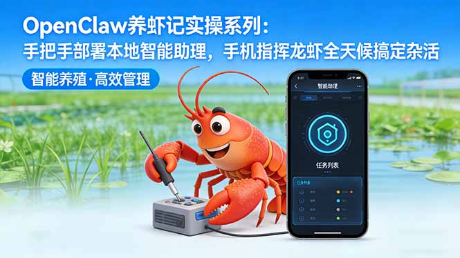 OpenClaw养虾记实操系列:手把手部署本地智能助理,手机指挥龙虾全天候搞定杂活插图 OpenClaw养虾记实操系列:手把手部署本地智能助理,手机指挥龙虾全天候搞定杂活插图