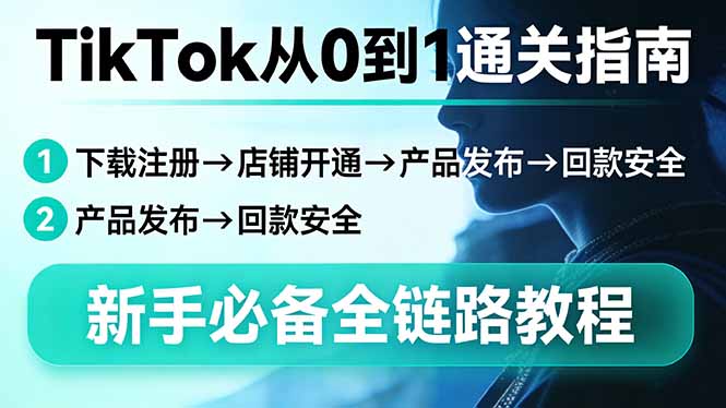 TikTok从0到1通关指南:下载注册→店铺开通→产品发布→回款安全,新手必备全链路教程插图 TikTok从0到1通关指南:下载注册→店铺开通→产品发布→回款安全,新手必备全链路教程插图