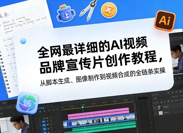 全网最详细的AI视频品牌宣传片创作教程,从脚本生成、图像制作到视频合成的全链条实操插图 全网最详细的AI视频品牌宣传片创作教程,从脚本生成、图像制作到视频合成的全链条实操