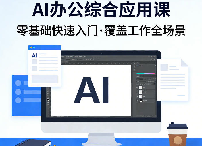 AI办公综合应用课,零基础快速入门,覆盖了工作中各种应用场景插图 AI办公综合应用课,零基础快速入门,覆盖了工作中各种应用场景