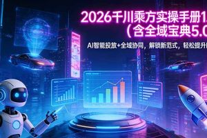 2026 千川乘方实操手册 1.0(含全域宝典 5.0)AI 智能投放+全域协同,解锁新范式,轻松提升ROI