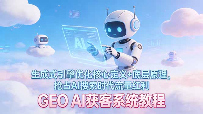 GEO AI获客系统教程:生成式引擎优化核心定义+底层原理,抢占AI搜索时代流量红利插图 GEO AI获客系统教程:生成式引擎优化核心定义+底层原理,抢占AI搜索时代流量红利插图