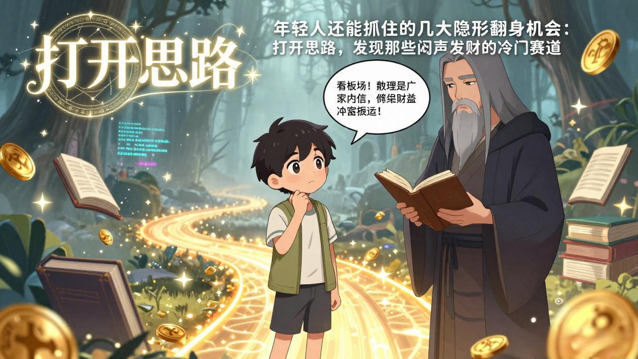 付费文1+2：年轻人还能抓住的几大隐形翻身机会：打开思路，发现那些闷声发财的冷门赛道插图