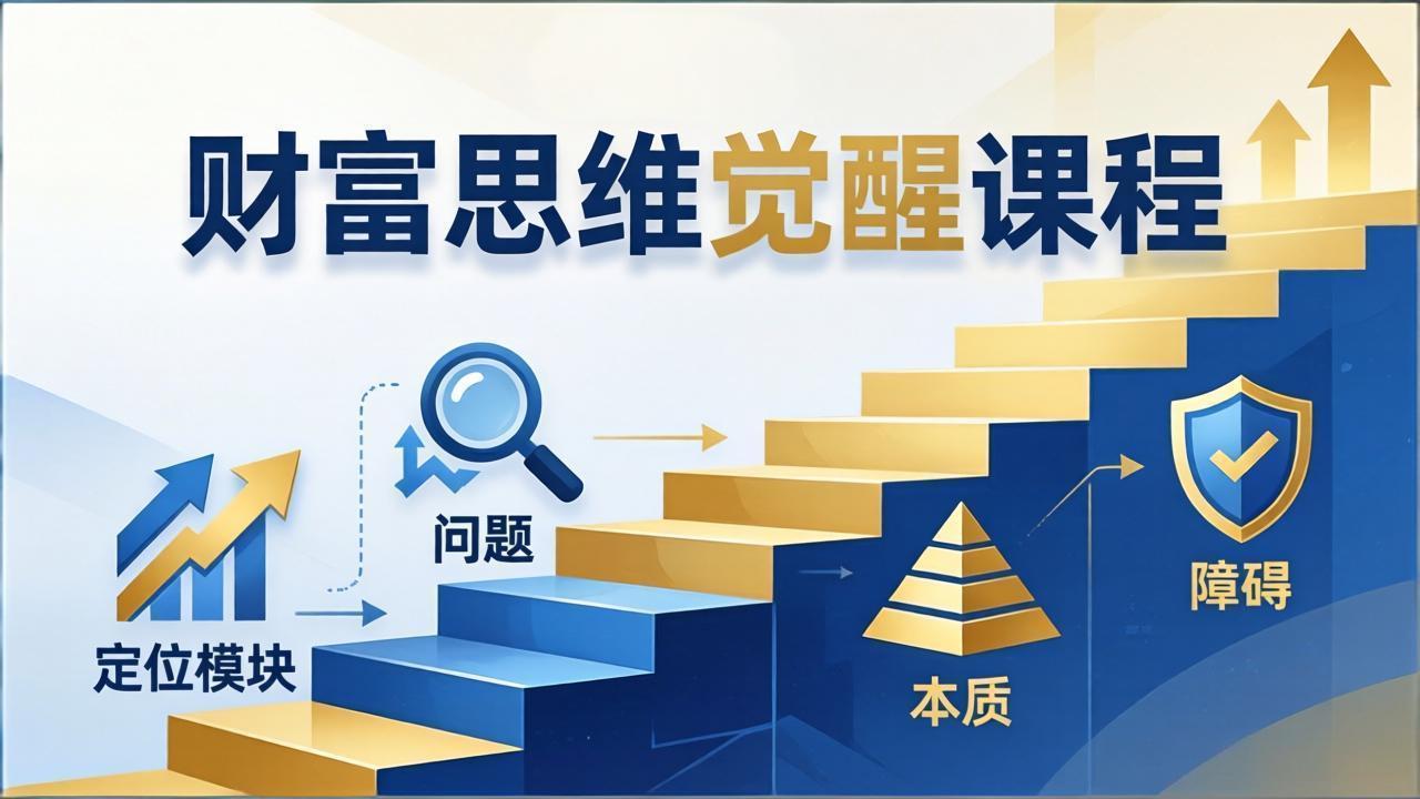 财富思维觉醒第十期:3天大课四大模块,精准定位问题看清本质,扫清人生障碍插图 财富思维觉醒第十期:3天大课四大模块,精准定位问题看清本质,扫清人生障碍插图