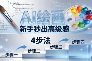 AI绘画入门别再硬磕了!即梦4步法:万能提示词公式+BRTR框架,新手秒出高级感