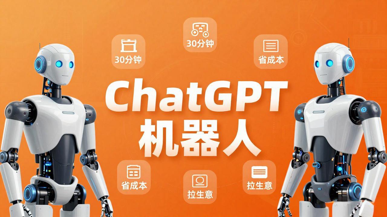 智能机器人定制速成课:技术小白30分钟做出ChatGPT机器人,省时间砍成本还能拉生意插图 智能机器人定制速成课:技术小白30分钟做出ChatGPT机器人,省时间砍成本还能拉生意插图