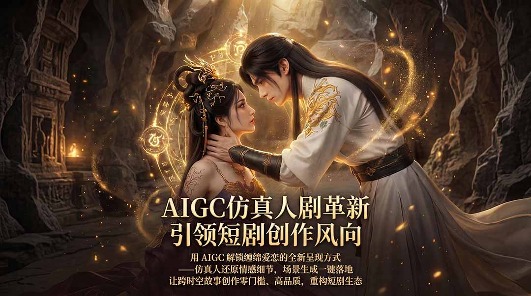 AIGC仿真人短剧创作革新,解锁仙侠爱恋全新呈现,一键出高质场景,零门槛打造爆款剧集插图 AIGC仿真人短剧创作革新,解锁仙侠爱恋全新呈现,一键出高质场景,零门槛打造爆款剧集插图