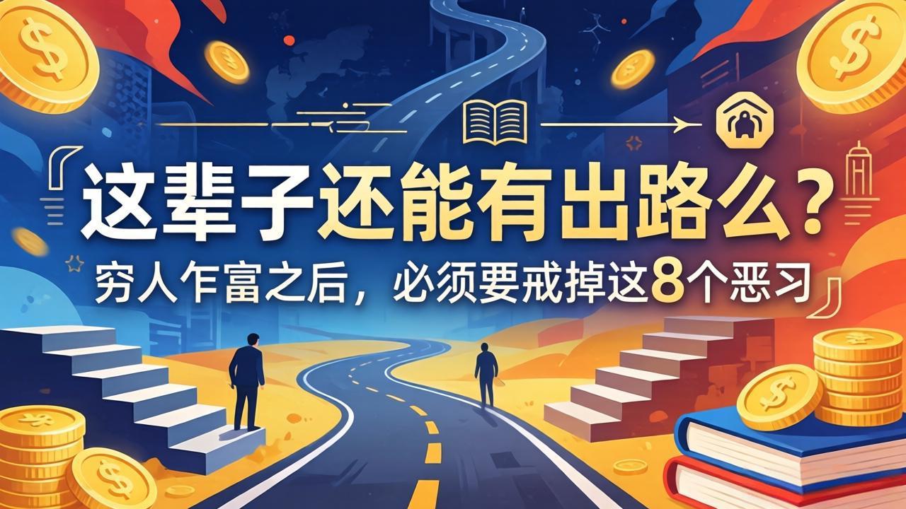 关于人生两篇付费文章【这辈子还能有出路么?】【穷人乍富之后,必须要戒掉这8个恶习】插图 关于人生两篇付费文章【这辈子还能有出路么?】【穷人乍富之后,必须要戒掉这8个恶习】插图