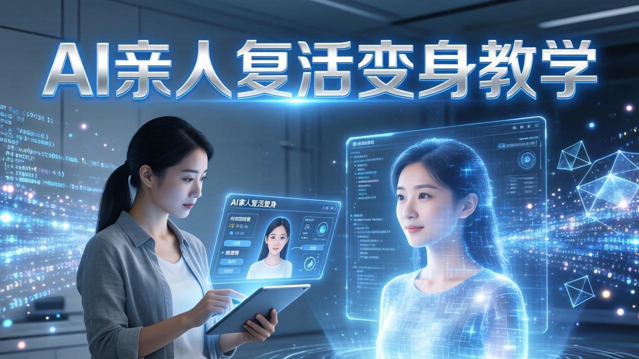 AI亲人复活变身教学,最近超级火爆的项目,涨粉超级快,私域引流代做服务,收徒等插图 AI亲人复活变身教学,最近超级火爆的项目,涨粉超级快,私域引流代做服务,收徒等插图