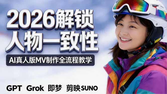 2026独创解锁人物一致性:AI真人版MV制作,不讲空话,不拼概念,全流程实操插图 2026独创解锁人物一致性:AI真人版MV制作,不讲空话,不拼概念,全流程实操插图
