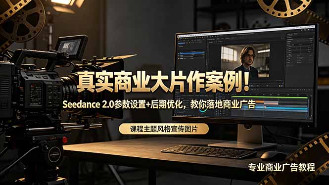 真实商业大片作案例!Seedance 2.0参数设置+后期优化,教你落地商业广告插图 真实商业大片作案例!Seedance 2.0参数设置+后期优化,教你落地商业广告插图