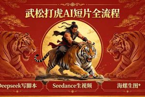 武松打虎AI短片全流程:Deepseek写脚本+Seedance生视频+海螺生图