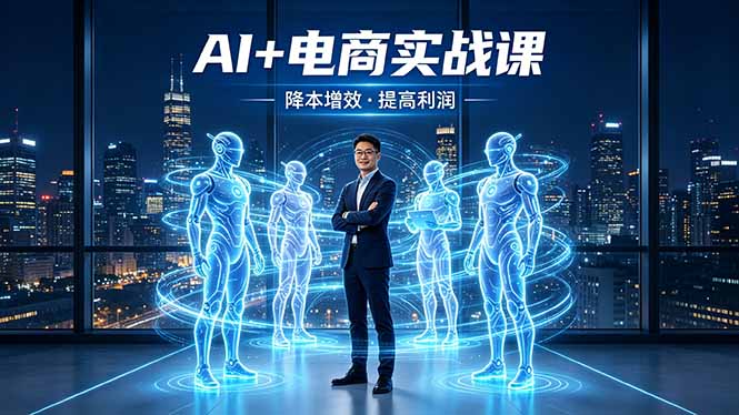 AI+电商实战课,1人+N个AI 智能体,把SOP变AI员工,实现降本增效提高利润插图 AI+电商实战课,1人+N个AI 智能体,把SOP变AI员工,实现降本增效提高利润插图