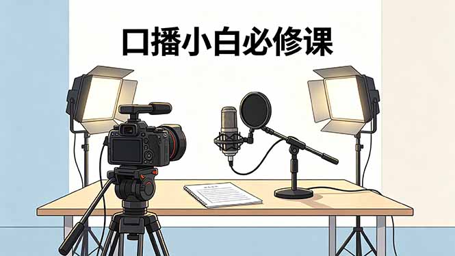 口播小白必修课:录像收音灯光设备+脚本撰写,搭专业级录制场景插图 口播小白必修课:录像收音灯光设备+脚本撰写,搭专业级录制场景插图