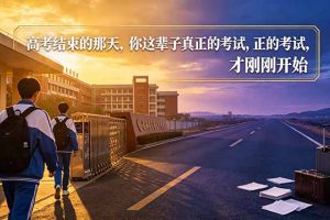 付费文章：高考结束的那天，你这辈子真正的考试，才刚刚开始