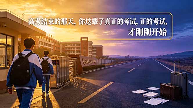 付费文章：高考结束的那天，你这辈子真正的考试，才刚刚开始插图