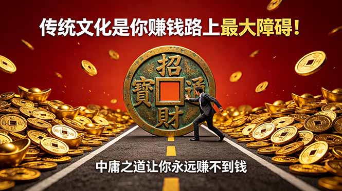 付费文章:传统文化是你赚钱路上最大障碍!中庸之道让你永远赚不到钱插图 付费文章:传统文化是你赚钱路上最大障碍!中庸之道让你永远赚不到钱插图