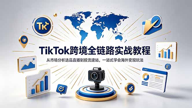 TikTok+独立站跨境基础全套教程,拆解平台盈利逻辑,新手从零跑通变现全流程插图 TikTok+独立站跨境基础全套教程,拆解平台盈利逻辑,新手从零跑通变现全流程插图