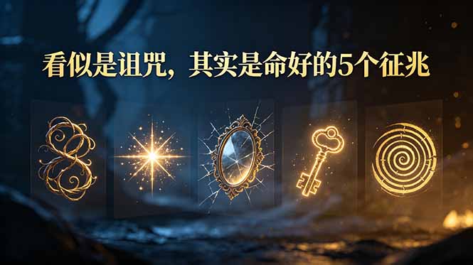 付费文章：看似是诅咒，其实是命好的5个征兆插图