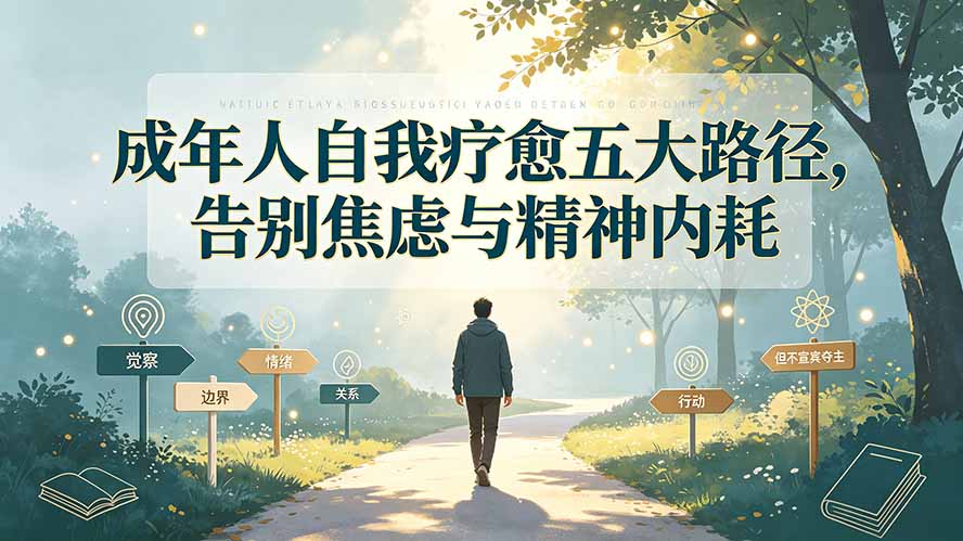 付费文章：成年人自我疗愈五大路径，告别焦虑与精神内耗插图