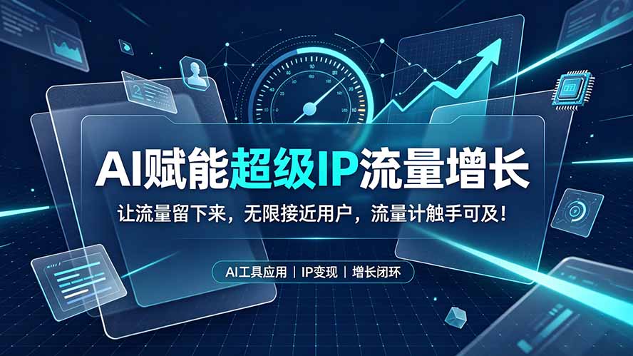 AI赋能超级IP流量增长：让流量留下来，无限接近用户，流量计触手可及！插图