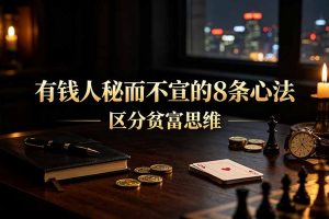 付费文章：有钱人秘而不宣的8条心法｜区分贫富思维
