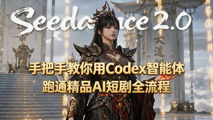 手把手教你用Seedance2.0+Codex智能体跑通精品AI短剧全流程（附3种skill技能）插图